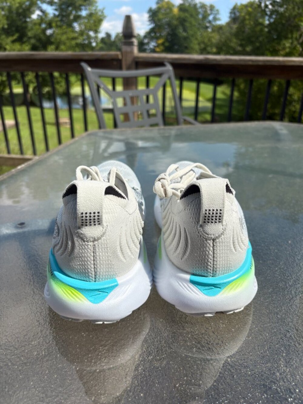 Brooks Adrenaline GTS 25 Mens 10.5 Running/Walking Shoes Gray Neon B/G Colorway - Picture 3 of 7